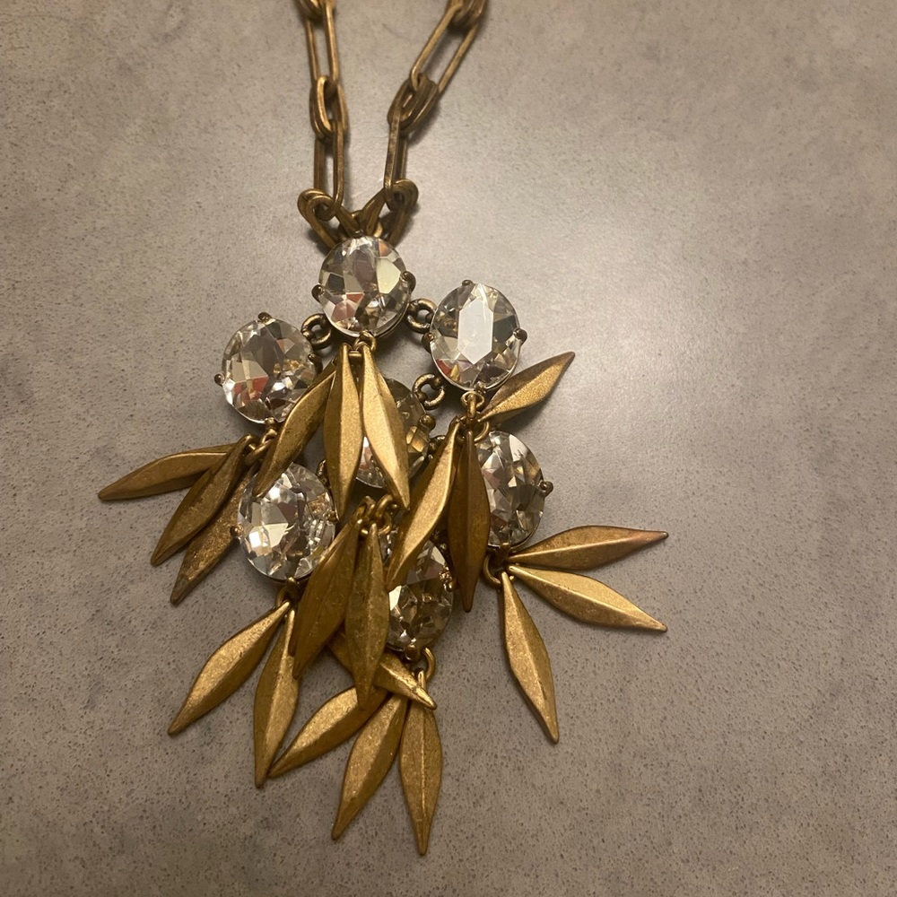 J Crew long pendant necklace